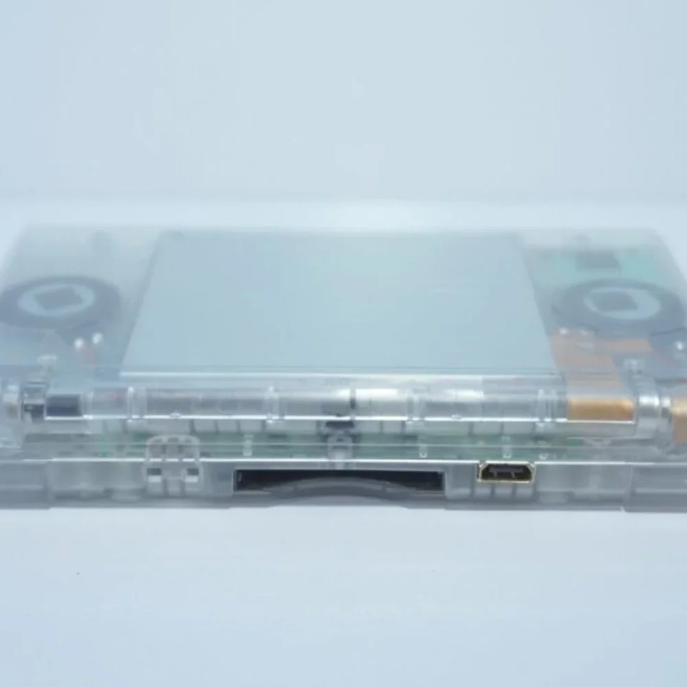 Nintendo DS Lite Transparent Clear Handheld System with Charger and Stylus Pen
